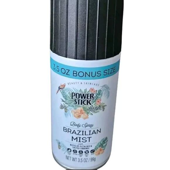 4 PACK Of Power Stick For Her Body Spray Brazilian Mist 3.5 oz‎ - Picture 4 of 4